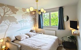 Gite LES BOULEAUX - Calme&Confortable - Lit QUEEN SIZE - Vue sur étang à 10mn du TOUQUET
